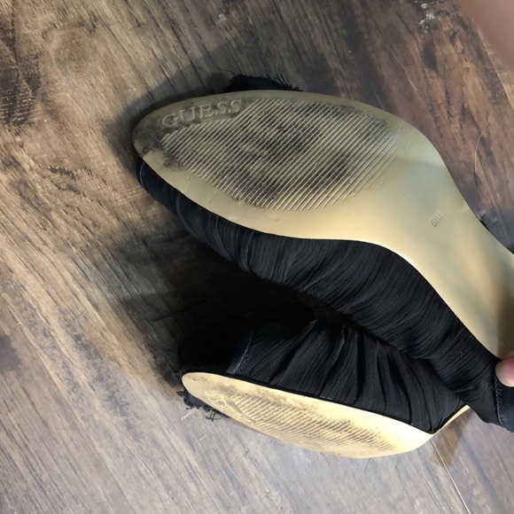 Guess Peep Toe Black Heel - Picture 5 of 8